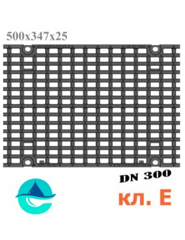 DN300 500/347/25 решетка чугунная ячеистая кл. E600