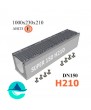 SUPER DN150 H210, кл. E Бетонный водоотводный лоток